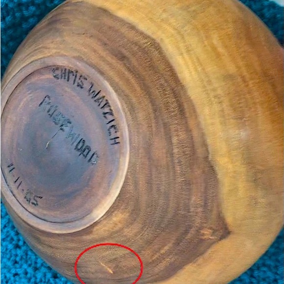 Handmade Cherry Wood Bowl - Picture 5 of 16